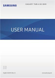 Samsung Galaxy Tab A10.5 (2019) manual. Camera Instructions.